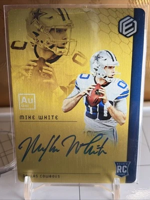🔥🔥2018 Panini Elements - Rookie Signatures Mike White #90 Gold /50 (AU, RC) - Image 1 of 2