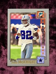 James McKnight 2001 Topps Gold Foil #161 Cowboys Legends Jersey Liberty Flames💙 - Picture 1 of 2