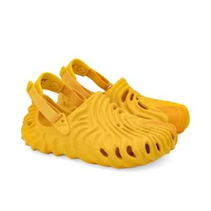 Zueco Crocs Pollex 2024 para hombre x Salehe Bembury talla 11 yugo amarillo 207393-76L - Imagen 1 de 6