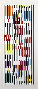 Yaacov Agam, TAPESTRY Suite Original Serigraph Pencil Signed - Picture 1 of 9