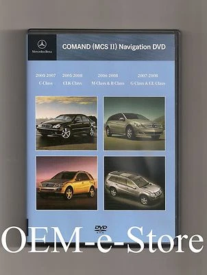 2006 2007 2008 Mercedes ML320 ML350 ML500 ML550 ML63 AMG Navigation DVD Map - Image 1 of 3
