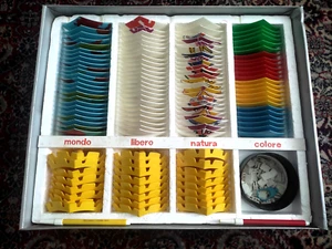 VINTAGE SEBINO GIOCO EDUCATIVO DICOTONDO PUZZLE 3D ANNI '70 CONF. GRANDE - Foto 1 di 3
