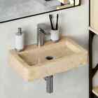 Vidaxl Wall-Mounted Sink Cream 38X24x6.5 Cm Marble Sp