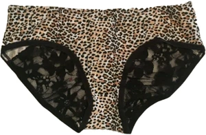 Victorias Secret Sexy Cheetah Animal Hiphugger Panties XS Ruched Lace Heart Back - Picture 1 of 12