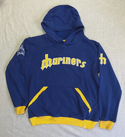 Seattle Mariners Hoodie Kids YOUTH Medium (10-12) Hooded Sweatshirt READ Cover