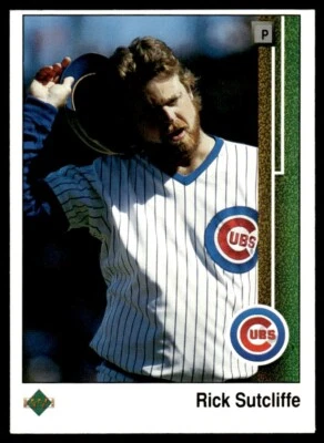 1989 Upper Deck #303 Rick Sutcliffe Chicago Cubs - Image 1 of 2