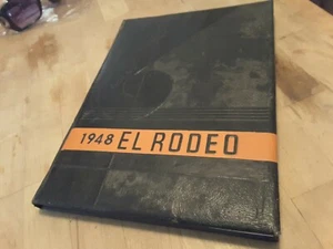 Anuario de colección 1948 El Rodeo Merced High School California History Signatures - Imagen 1 de 6