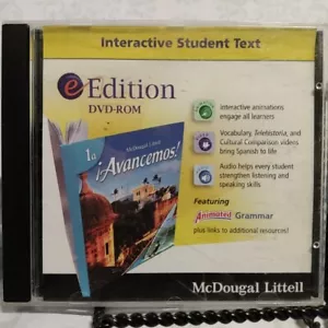 Avancemos: eEdition DVD-ROM 2007 (Spanish Edition) - DVD Audio - Picture 1 of 3