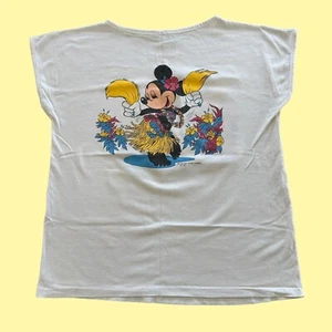 Einzelnaht Grafik Vintage Disney Minnie Mouse Damen TShirt Made USA Medium - Bild 1 von 10