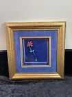 Quill Paper Art Flower Professionally Framed & Double Matted in Shadow Box Frame