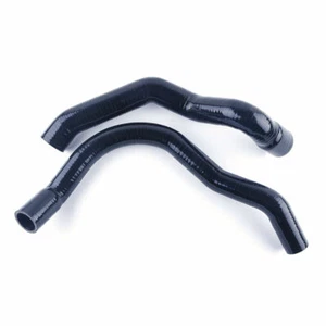 SILICONE RADIATOR COOLANT HOSE FOR 1991-2001 JEEP CHEROKEE XJ 4.0L BLACK - Picture 1 of 4