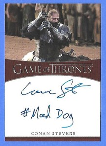2021 Game of Thrones Iron Anniversary Conan Stevens as Gregor Clegane(QR10-25)