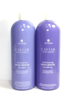 (2 Pack) Alterna Caviar Bond Repair Liter Duo (Shampoo and Conditioner), 33.8 oz - Picture 1 of 1