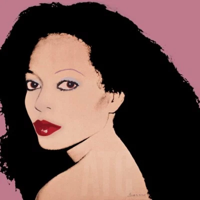 36W"x36H" DIANA ROSS by ANDY WARHOL - SUPREMES MOTOWN QUEEN CHOICES of CANVAS - Изображение 1 из 4