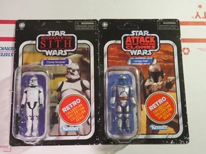 Star Wars Retro Collection Attack of the Clones Jango Fett Clone Trooper Hasbro - Picture 1 of 3
