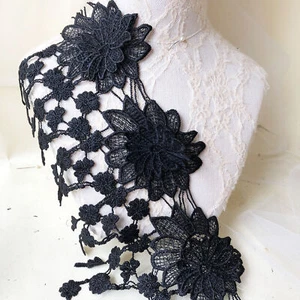 Delicado Encaje Floral Cinta Borla Tela Recortes Por Yardas para Shorts Lencería - Imagen 1 de 6