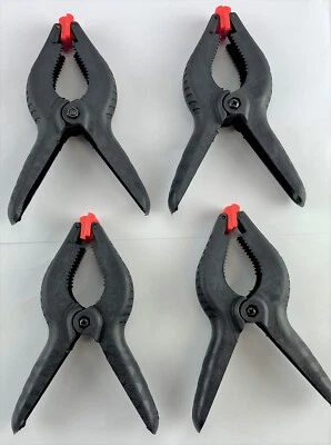 4 Pack - Pit Bull CHIC628 6in Nylon Spring Clamps, Strong Pressure Pivoting Tips - Image 1 of 4