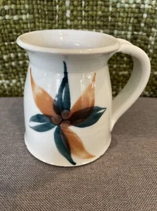 Vtg Hand Thrown Art Pottery Ceramic Mug Goshen College Dick Lehman Artist Signed - Picture 1 of 9
