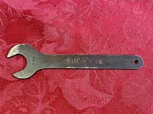 Vintage Buckeye 3/4" Schraubenschlüssel Stahl Handwerkzeug Industrie markiert - Bild 1 von 7