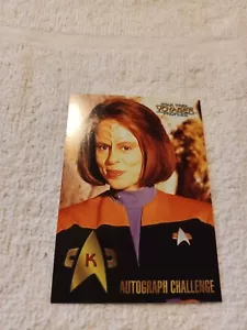  STAR TREK VOYAGER PROFILES AUTOGRAPH CHALLENGE CARD TORRES - K - Picture 1 of 1