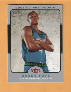 Randy Foye Minnesota Timberwolves 2006-07 Fleer #210 RC Villanova Wildcats 2S - Picture 1 of 2