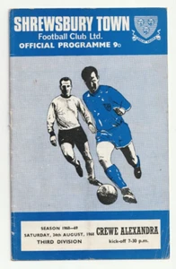 Shrewsbury Town v Crewe Alexandra 1968/69 Third Division - Picture 1 of 1