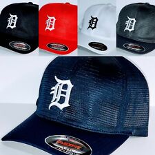 Detroit Tigers "Flex Fit" Mesh Cap ⚾Hat ⚾CLASSIC MLB PATCH/LOGO ⚾2 Sizes ⚾New