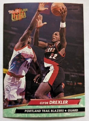 CLYDE DREXLER, 1992-93 FLEER ULTRA #149 - Image 1 of 2