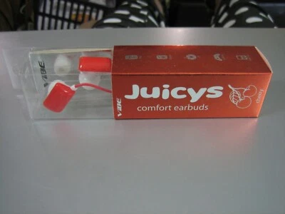 Auriculares internos VIBE Juicys Comfort - rojo cereza Foto 1 de 2