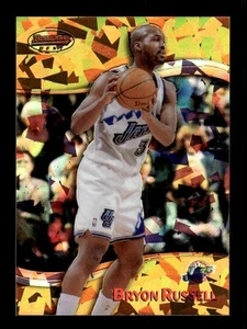 Bowman's Best #66 Bryon Russell 1998-99 refractores atómicos #/100 - Imagen 1 de 2