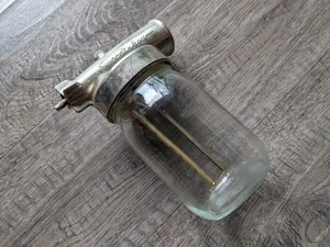 Vintage Rainbow Atomic Retro Paint Sprayer Glass Jar - Picture 1 of 9