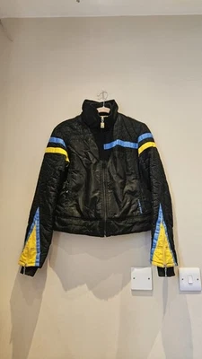 Chaqueta estilo corredor motociclista recortada vintage Miss Sixty Y2K talla S 8 Foto 1 de 4