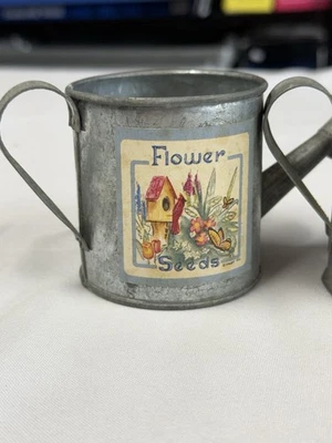 Hosley Watercolour Collection Mini Watering Cans – Set of 3 (1997) - Image 1 of 4