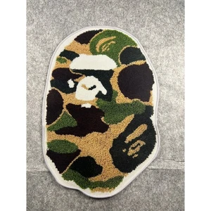 Bape Head Green Camo Non Slip Back - Picture 1 of 4