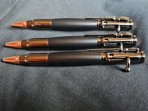 3 Kugelschreiber - Karabiner K98 / Patronen-Optik mit Repetier-Hebel 3 Stück !! - Bild 1 von 4