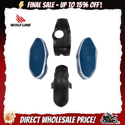 WOLFLINE Bodywork Fairing Kit For Yamaha XSR 900 2016-2021 ABS Plastic Black Foto 1 de 4