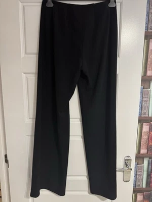 Piazza Sempione Womens Black Trousers Size IT 44 UK 12 - Image 1 of 2
