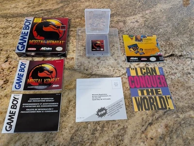 MORTAL KOMBAT GAMEBOY CIB COMPLETE NINTENDO GAMEBOY GREAT CONDITION - Изображение 1 из 4