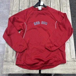 Boston Red Sox Majestic Herren L Therma Base Baseball Pullover Warmup Rot - Bild 1 von 5