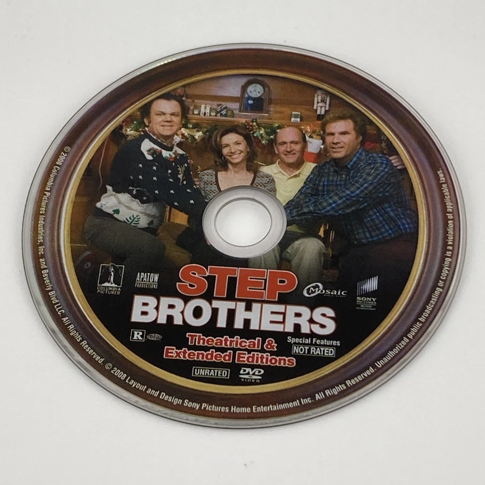 Step Brothers (2008) - DVD Disc Only - No Case - Image 1 of 1