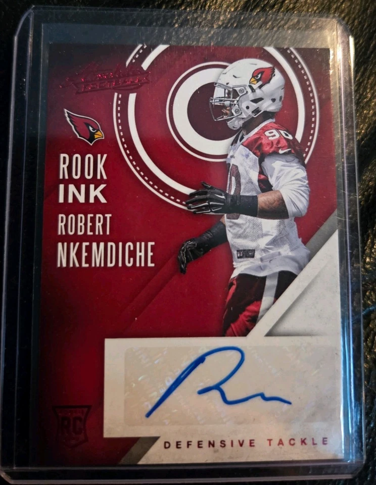 2016 Panini Absolute - ROOK Ink Robert Nkemdiche #42 Blue (AU, RC) - Image 1 of 2