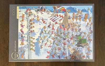 Grafika "Climbing" Francois Ruyer 1000 Piece Jigsaw Puzzle-HTF-NEW - Image 1 of 4