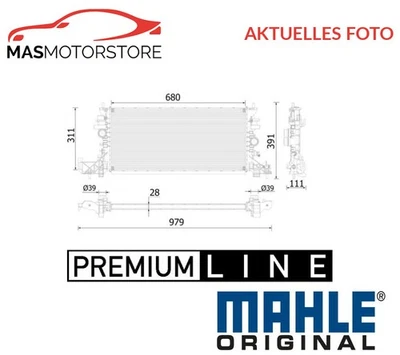 KÜHLER WASSERKÜHLER MOTORKÜHLER MAHLE ORIGINAL CR 2251 000P I FÜR VAUXHALL - Image 1 of 4