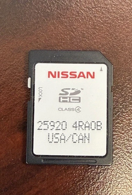 OEM NISSAN 25920-4RA0B Map Data Nav Memory Card - Image 1 of 1