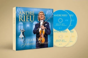 ANDRE RIEU 'THANK YOU JOHANN STRAUSS' 3 CD + DVD (2025) - Picture 1 of 1