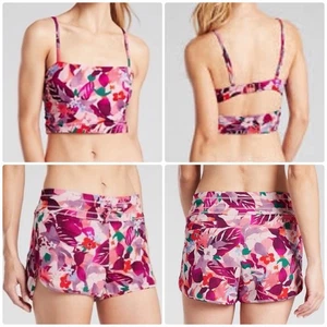 Athleta Tropical Floral Daybreak Tankini & Shorts M/36D - Bild 1 von 15