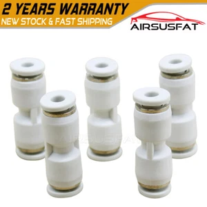 5Pcs For Mercedes Suspension Air Line Hose Repair Straight Connectors 4MM TO 4MM - Picture 1 of 10