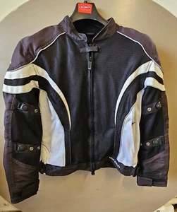 Cortech LRX-Air 2.0 Womens Small Black and White Motorcycle jacket used - Picture 1 of 9