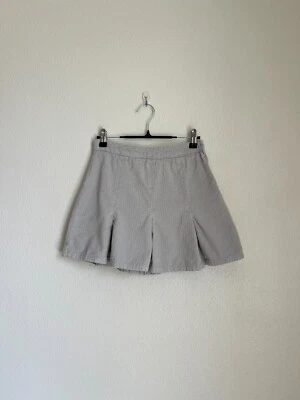 Minifalda plisada de pana gris BDG para mujer talla PEQUEÑA Foto 1 de 4