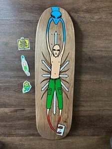 New Deal Mike Vallely Alien Old School 90's Reissue Skateboard Deck Screened - Bild 1 von 4